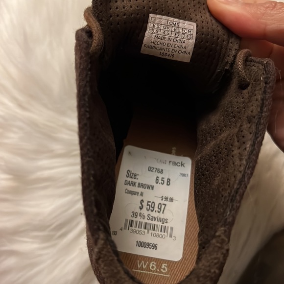 TOMS Lunata Chocolate Brown Lace-Up Booties 🤎 - Picture 7 of 8